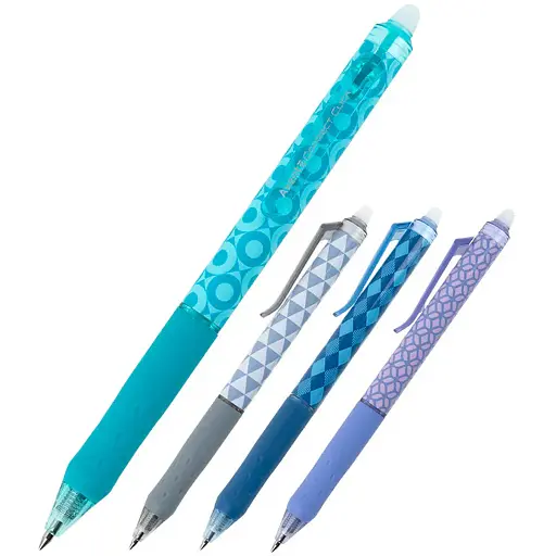 Ручка гелева автоматична Correct Click синя (AG1128-02-A)