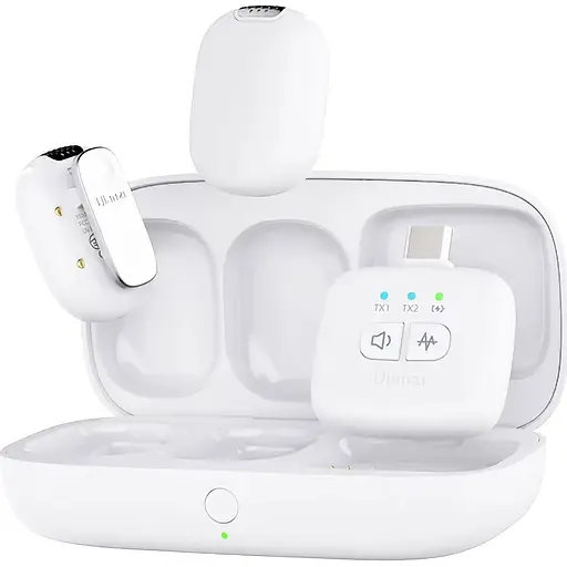 Микрофонная радиосистема Ulanzi A30 USB-C/Lightning White (UV-A013GBW1) [132842]