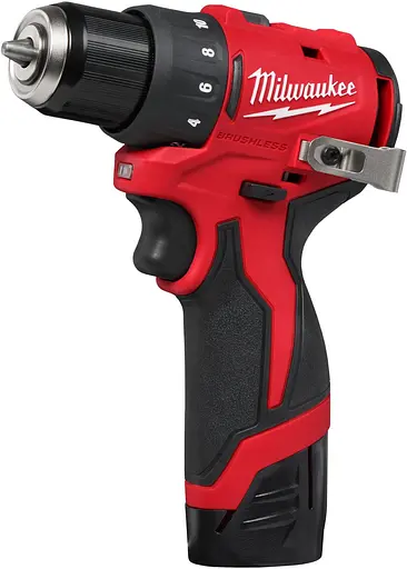 Шуруповерт-дрель аккумуляторный Milwaukee M12 BLDDRC-202C 12В 2х2 А/ч 40 Нм 0-550-1700 об/мин ЗП C12C кейс 1.2 кг - фото 5