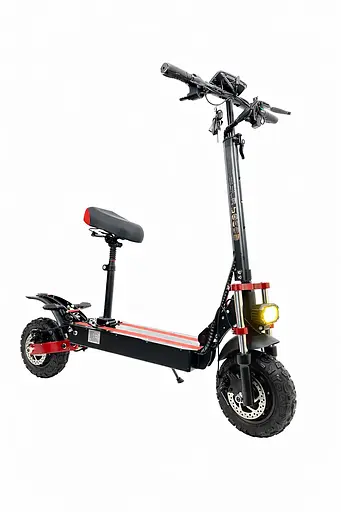 Двомоторний електросамокат із сидінням Tesla 50000 (5000W, 60V, 26Ah)