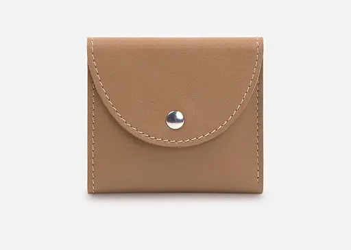 Кожаный кошелек 2.2 карамель - фото 1