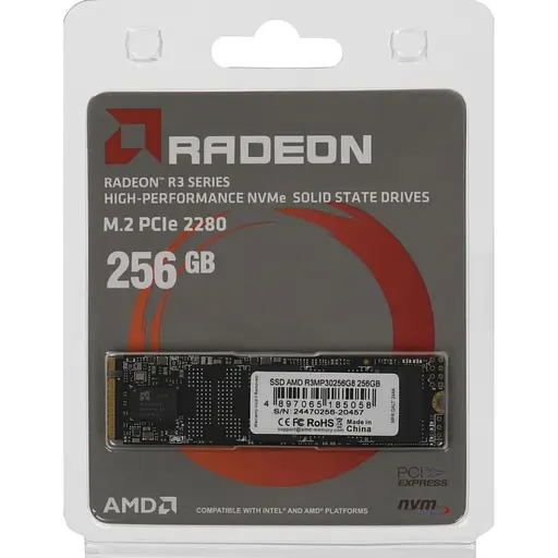 SSD накопитель AMD Radeon R3 256GB (R3MP30256G8) [142474] - фото 4