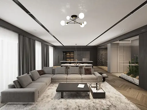 Стельовий світильник SV0020-6P BK+GD - фото 3