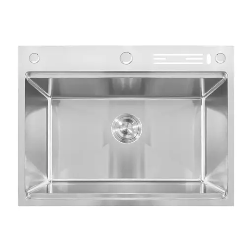 Кухонна мийка Mixxus MH7050-SK Nano-Silver MX1943, Нержавіюча сталь - фото 1