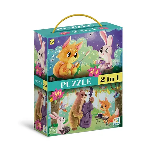 Пазл дитячий 2 в 1 Літні вечори 300609, 36 елементів