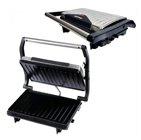 Прижимной контактный домашний электрогриль Rainberg RB-5401 1500 Вт - фото 2