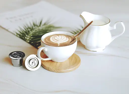 Капсула многоразовая из нержавеющей стали для кофемашины Nespresso от ICafilas, глянцевая - фото 9