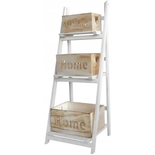 Стеллаж Chomik Fox с тремя деревянными полками - фото 7