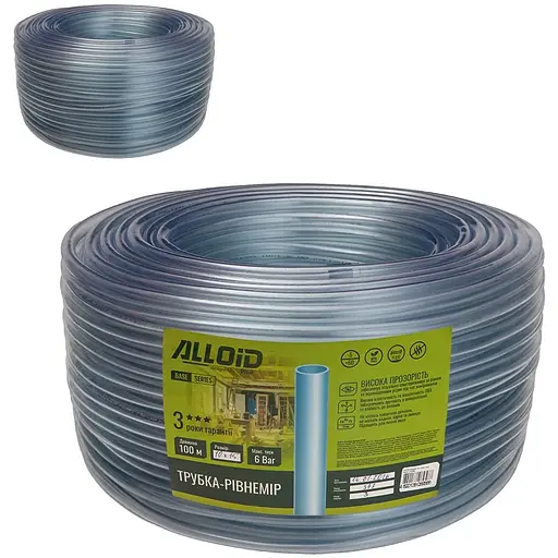 Трубка-рівнемір Alloid 10х1.5 мм 100 м (TL-67688) - фото 1