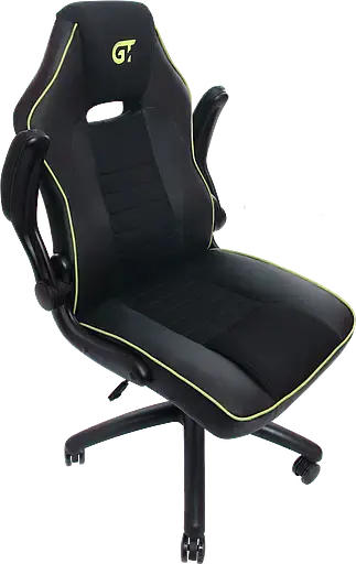 Геймерское кресло GT Racer черное с зеленым (X-2760 Black/Green) - фото 5