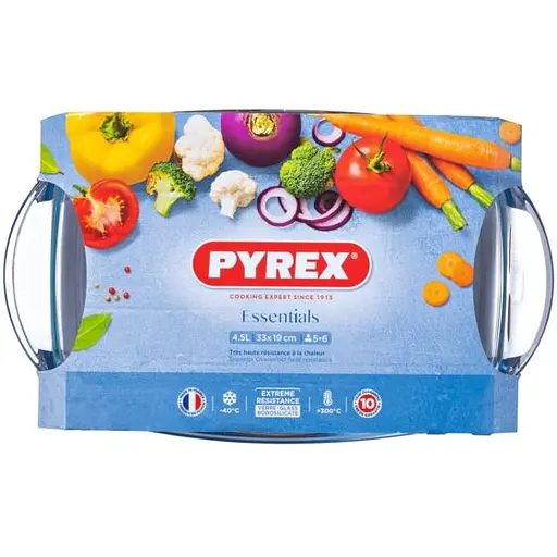 Кастрюля прямоугольная для запекания Pyrex Essentials 3 л + 1.5 л (465A000/7644) - фото 2