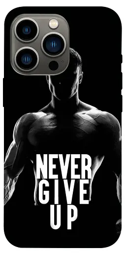 TPU чехол Never give up - фото 1