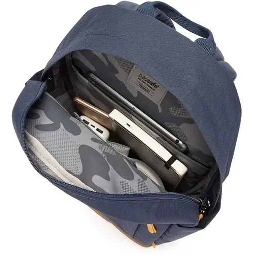 Рюкзак антивор Pacsafe Go 15 л backpack синий (35110651) - фото 5