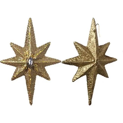 Сережки Звездочка XL - фото 1