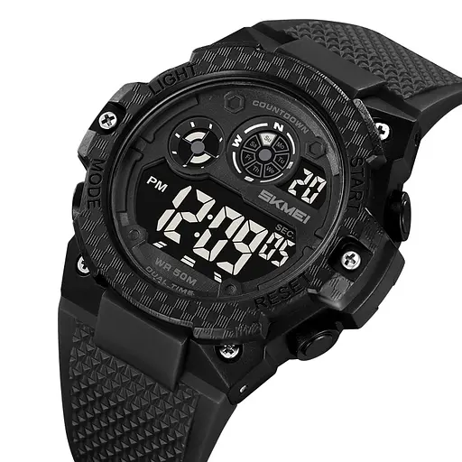 Наручний годинник чоловічий 2337BKBK Black-Black Skmei acs0030010 - фото 3