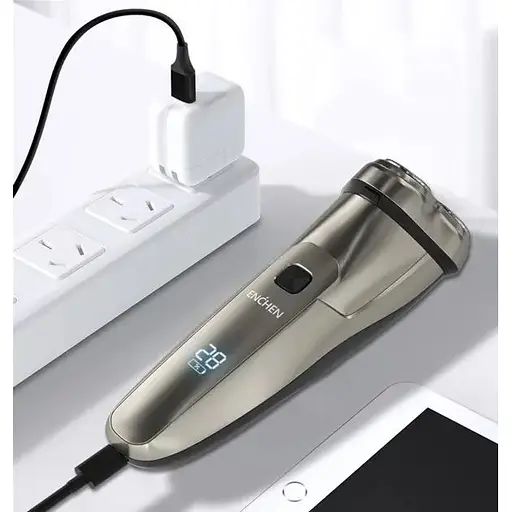 Електробритва Xiaomi Enchen Steel 3s Silver - фото 4