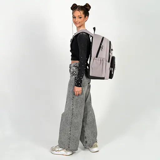 Рюкзак GoPack Teens 121L-1 Черно-бежевый (GO26-121L-1) - фото 21