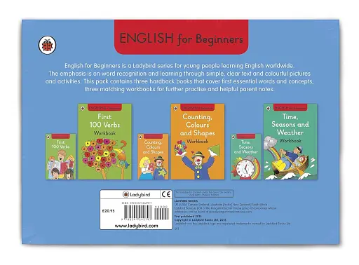 English for Beginners. Pack 2 (First 100 Verbs + Counting, Colours, Shapes + Time, Seasons, Weather) - фото 3