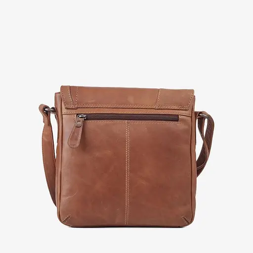 Кожаная мужская сумка через плечо Hill&Burry 24х24х6 см nsa0001279 - фото 2