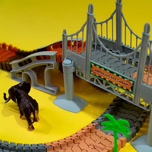 Ігровий набір Otamanko Автотрек Дивовижні пригоди: Африканське сафарі - фото 4