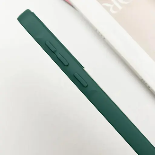 Чехол Lakshmi Silicone Cover Full Camera (AA) with MagFit для Samsung Galaxy S23 FE Зеленый / Dark green - фото 4