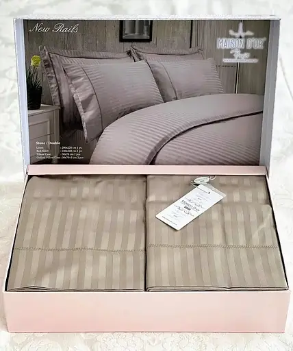 Постільна білизна Rails Stone Сатин Преміум Maison D'or pbe0051909 - фото 1