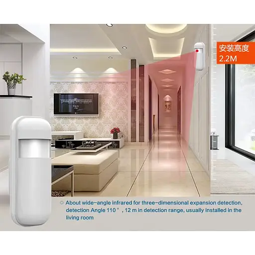 Бездротовий датчик руху на 433 мГц на батарейках ААА до 80 метрів Nectronix PIR-433 (100888) - фото 7