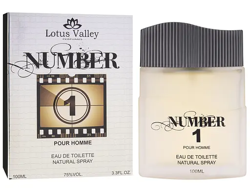 Туалетна вода для чоловіків Lotus Valley Number 1 100мл (MM32003) - фото 2