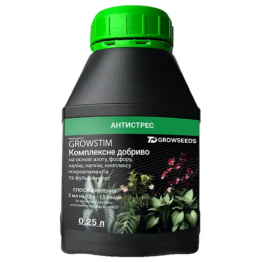 Добриво Plantin Growstim Rougevert Антистрес 250 мл - фото 1