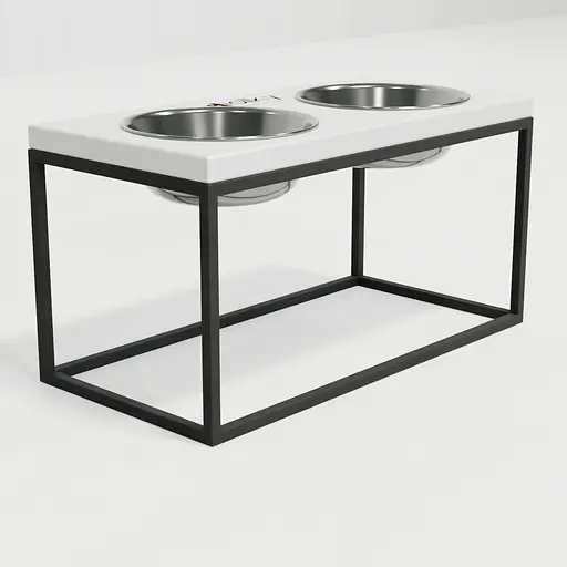 Hollky Base L — миски на підставці для середніх і великих собак (2 × 0,95 л, висота 20 см) - фото 8