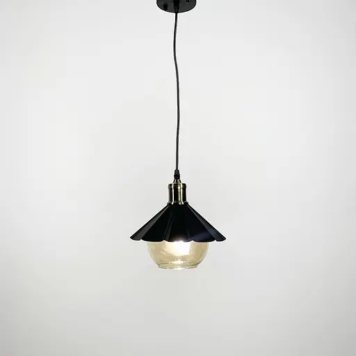 Підвісний світильник в стилі LOFT з янтарним плафоном Line.F 11683/1 AM - фото 3