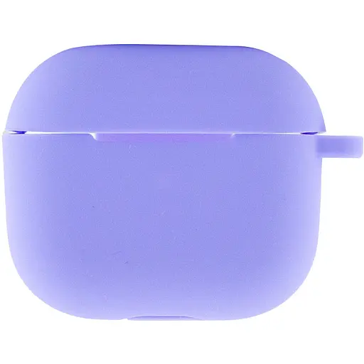 Силіконовий футляр для навушників AirPods 3 Бузковий / Dasheen - фото 2