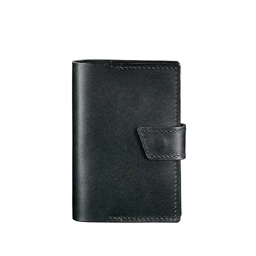 Шкіряна обкладинка для паспорта 4.0 чорна - фото 7