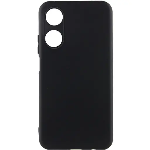 Чехол Silicone Cover Lakshmi Full Camera (A) для Oppo A38/A18 Черный/Black