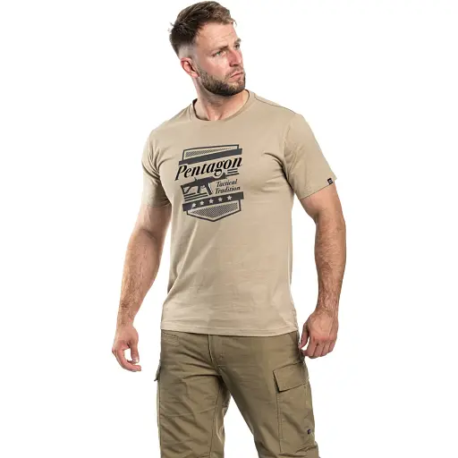 Футболка Pentagon Ageron T-Shirt ACR L Khaki - фото 2