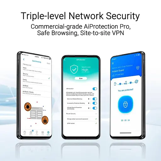 MESH-система ASUS WiFi-Mesh ZenWiFi BD4 BE3600, 2x2,5GE WAN/LAN, 1мод, белый (90IG0960-MO3C00) - фото 9