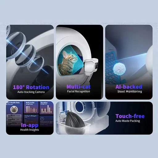 Смарт-лоток Petkit Purobot Ultra with Camera Self-Clean (P9903) - фото 6