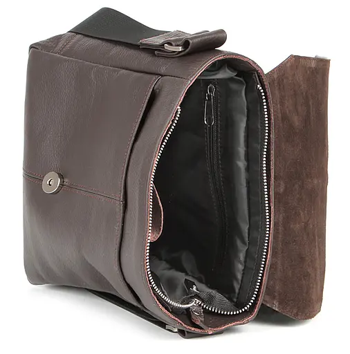 Чоловіча шкіряна сумка SHVIGEL 21х23х8 см sum0012637 - фото 6