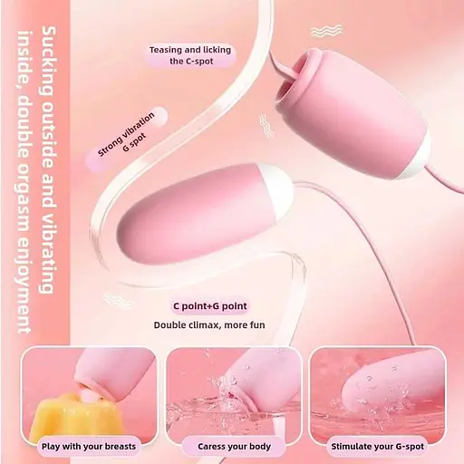 Подвійне віброяйце з мовою Laile Magic Box USB 20 режимів — Вібратори - фото 6