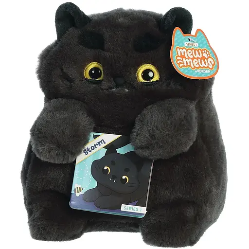 М'яка іграшка Aurora Кіт Шторм димчасто-сірий 20 см (230396H)