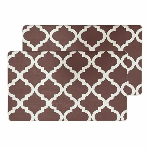 Килимки кухонні набір Lovely Svi з 2 шт: 44x74 x1 см та 44 x74 x1см Коричневий