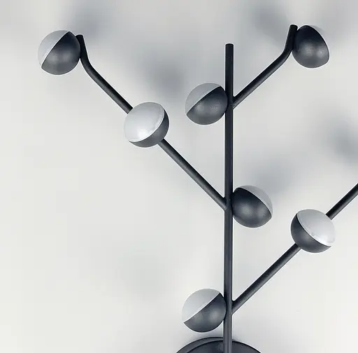 Настінне бра-молекула в чорному корпусі Line F WSP 06/8 BK - фото 3