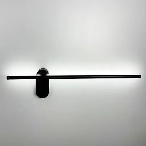 Современное линейное бра в черном корпусе 60 см Line F Арт. WB26/600 BK - фото 5