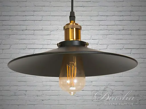 Захоплюючий, лаконічний світильник-підвіс в стилі Лофт, під лампу Едіс. - фото 2