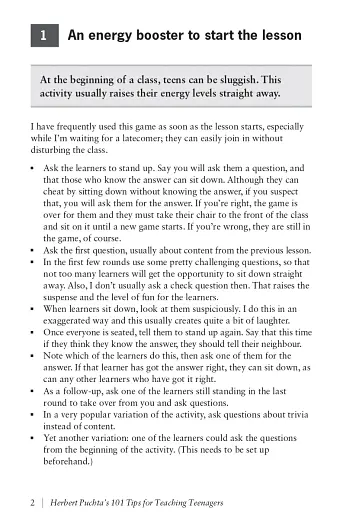 Herbert Puchta’s 101 Tips for Teaching Teenagers - фото 4