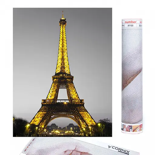 Набір алмазної мозаїки (вишивки) Cornix Art 40 x 30 см AY91 - фото 1