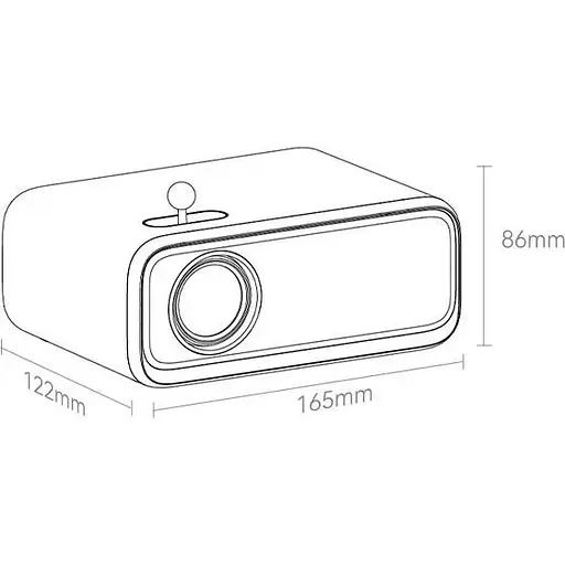 Мультимедийный проектор Wanbo Mini Pro (WPE01) (149437) - фото 7
