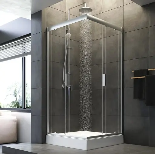 Душевая кабина AM.PM Gem 5-corner Pivot W90UG-403-9090MT - фото 2