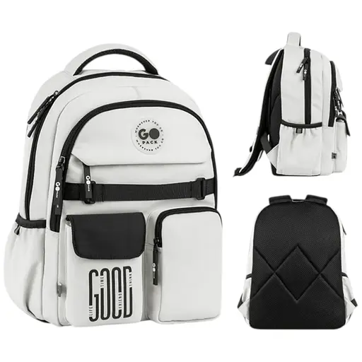 Рюкзак GoPack Education 183 светло-серый Серый (GO26-183M-2) - фото 1