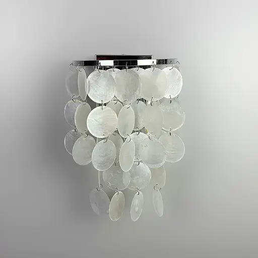 Срібне бра ATHELIA із перламутровими пластинами Line F 1537/2 CH - фото 8